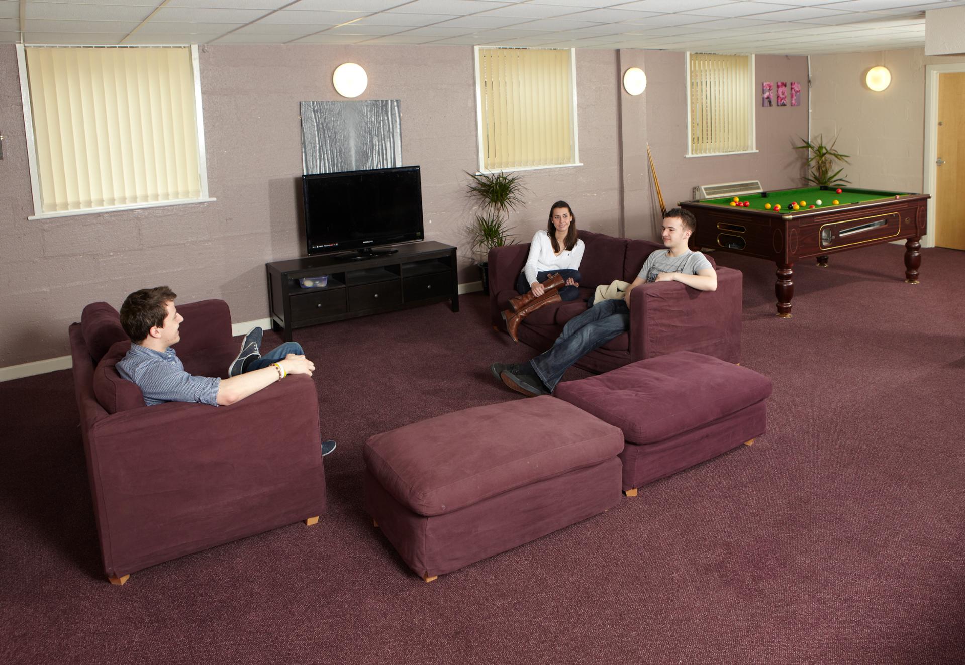 23 - residential accommodation - common room - copyright Southampton Solent University.jpg